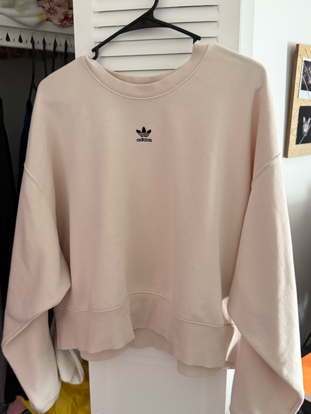 adidas Women's Cropped Crewneck Sweatshirt